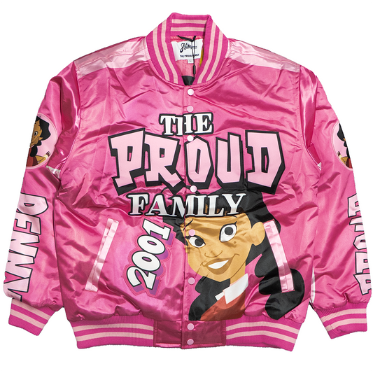 THE PROUD FAMILY PENNY SATIN JACKET PINK