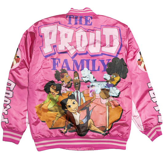 THE PROUD FAMILY PENNY SATIN JACKET PINK