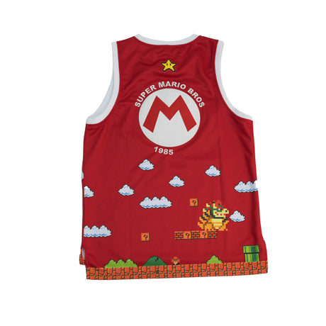 SUPER MARIO YOUTH BASKETBALL JERSEY (RED)