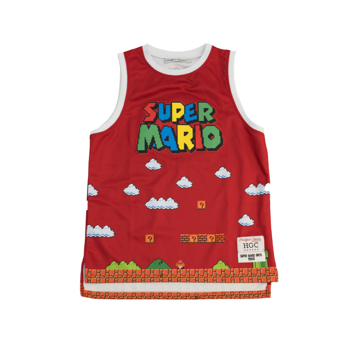 SUPER MARIO YOUTH BASKETBALL JERSEY (RED)