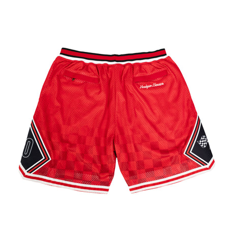 BOOGIE NIPSEY HUSSLE BASKETBALL SHORTS (RED)