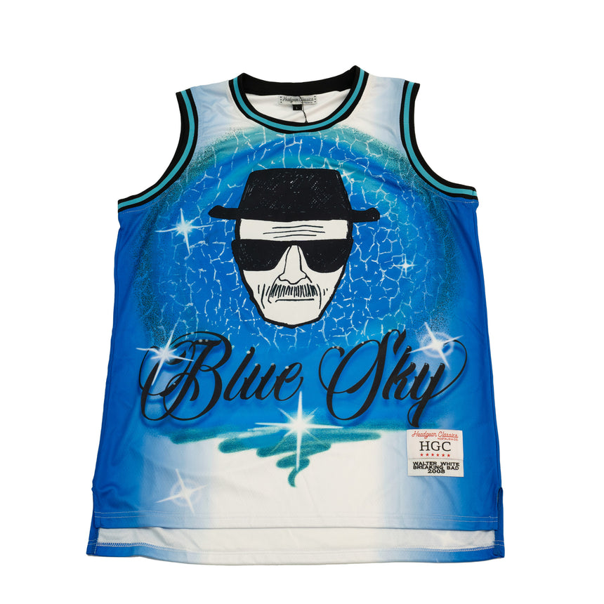 BREAKING BAD BASKETBALL JERSEY BLUE