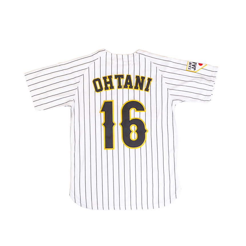 JAPAN NATIONAL BASEBALL OHTANI BUTTON DOWN JERSEY (WHITE)