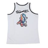 BAD BOY PRINT BASKETBALL JERSEY (WHITE)