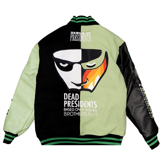 DEAD PRESIDENTS CURRENCY VARSITY JACKET
