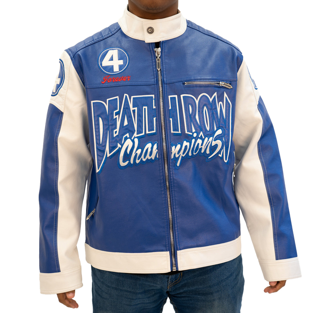 DEATHROW CHAMPS RACING JACKET (BLUE)