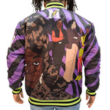 MARTIN SHENENEH SATIN JACKET (PURPLE)