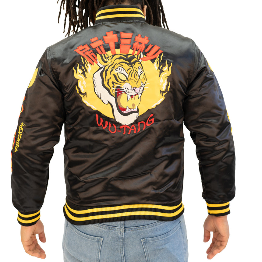 WU TANG FOREVER SATIN JACKET (BLACK)