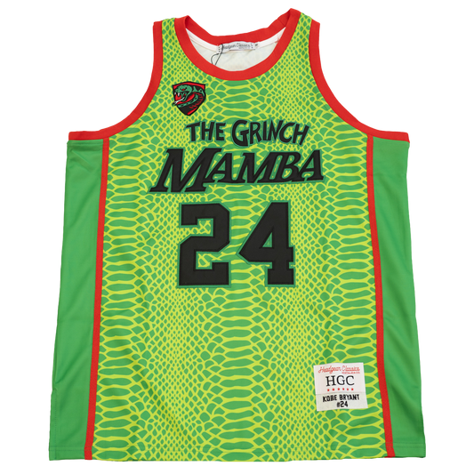 THE GRINCH MAMBA BASKETBALL JERSEY (BRIGHT GREEN)