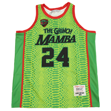 THE GRINCH MAMBA YOUTH BASKETBALL JERSEY (BRIGHT GREEN)