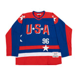 MIGHTY DUCKS TEAM USA CONWAY HOCKEY JERSEY (BLUE)