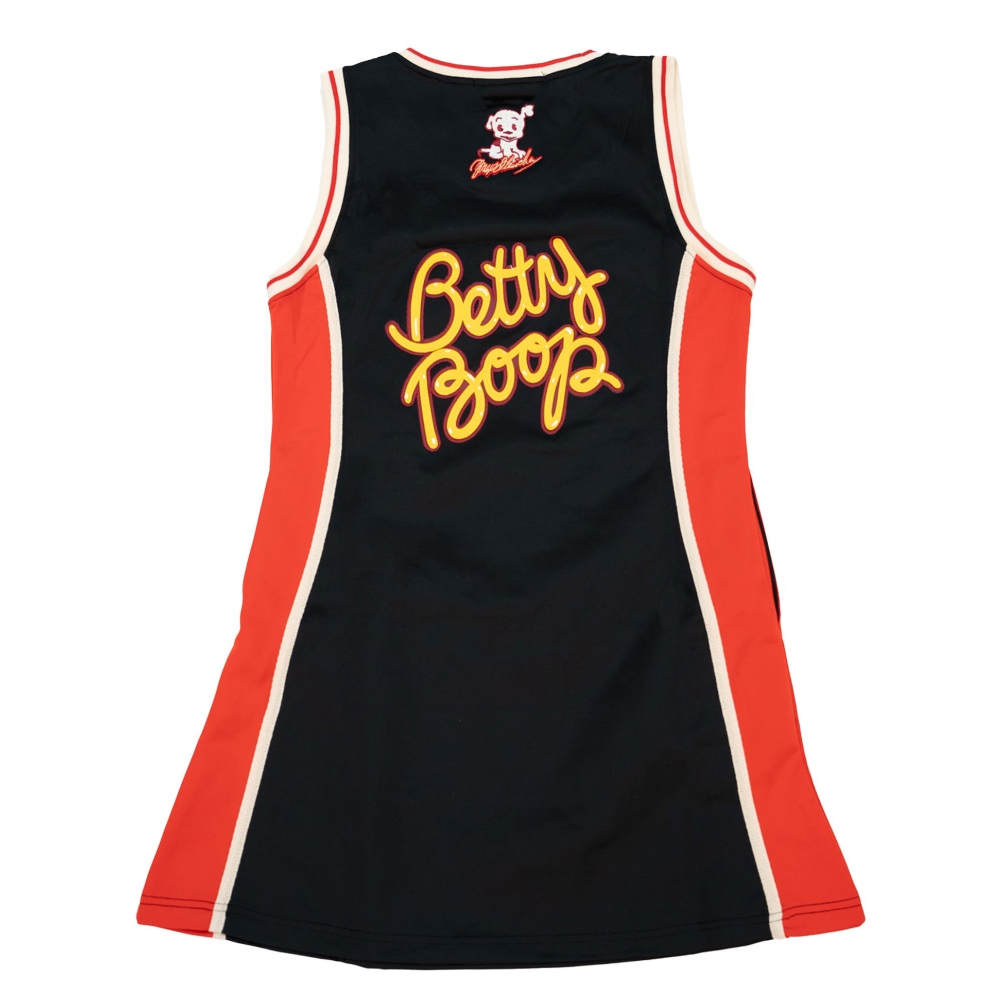 BETTY BOOP BE MINE JERSEY DRESS (BLACK/RED) XL / BLACK/RED BETTY BOOP BE MINE JERSEY DRESS (BLACK/RED) XL / BLACK/RED