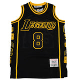 YOUTH LEGEND MAMBA PATCH BASKETBALL JERSEY (BLACK/YELLOW)