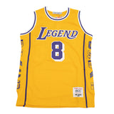 LEGEND MAMBA PATCH BASKETBALL JERSEY (GOLD)