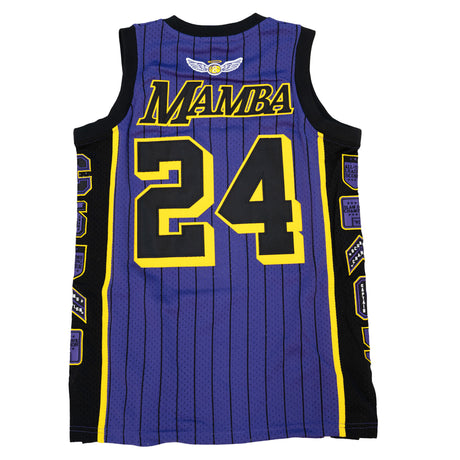 LEGEND MAMBA PATCH BASKETBALL JERSEY (PURPLE/BLACK)