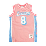 LEGEND MAMBA PATCH BASKETBALL JERSEY (PINK/BLUE)