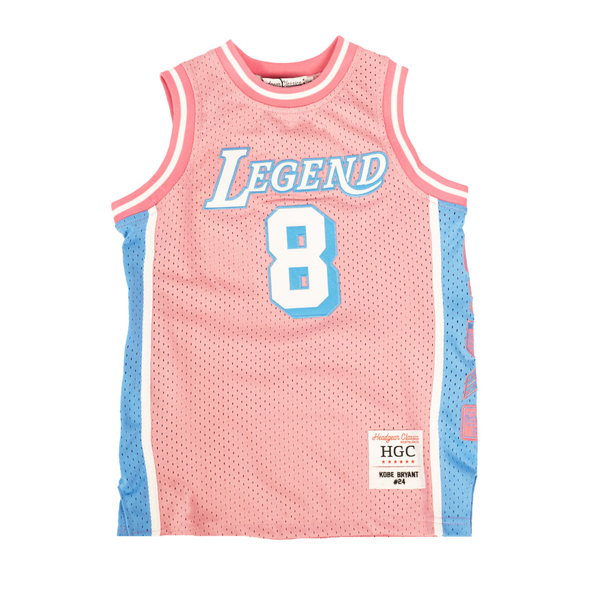 LEGEND MAMBA PATCH BASKETBALL JERSEY (PINK/BLUE)