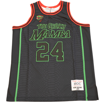 KOBE BRYANT THE GRINCH MAMBA BASKETBALL JERSEY (BLACK)