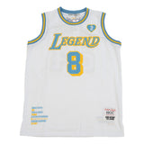 LEGEND MAMBA BASKETBALL JERSEY (WHITE/YELLOW)