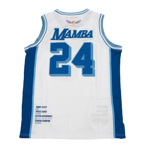 LEGEND MAMBA BASKETBALL JERSEY (WHITE)