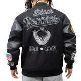 NY BLACK YANKEES VARISTY JACKET (BLACK)