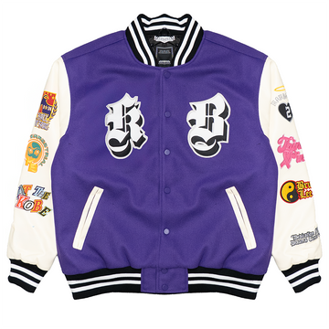 KOBE BRYANT LEGEND OF THE MAMBA VARSITY JACKET (PURPLE)