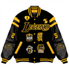 KOBE COLLAGE VARSITY JACKET (BLACK)