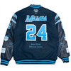 KOBE COLLAGE VARSITY JACKET (NAVY)