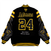 KOBE COLLAGE VARSITY JACKET (BLACK)