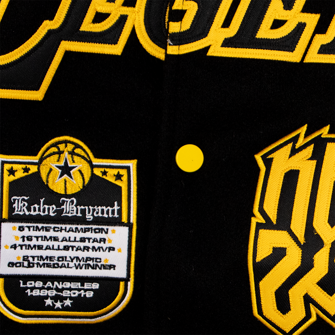 KOBE COLLAGE VARSITY JACKET (BLACK) – All Star Elite
