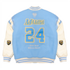 KOBE COLLAGE VARSITY JACKET (SKY BLUE)