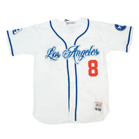 LOS ANGELES KOBE BRYANT BUTTON DOWN JERSEY (WHITE)