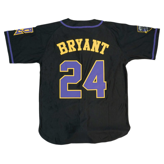 MAMBA KORE BRYANT YOUTH BUTTON DOWN JERSEY (BLACK)