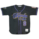 MAMBA KOBE BRYANT BUTTON DOWN JERSEY (BLACK)