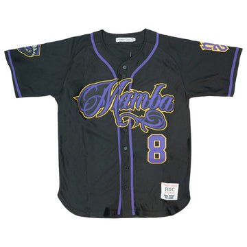 MAMBA KOBE BRYANT BUTTON DOWN JERSEY (BLACK)