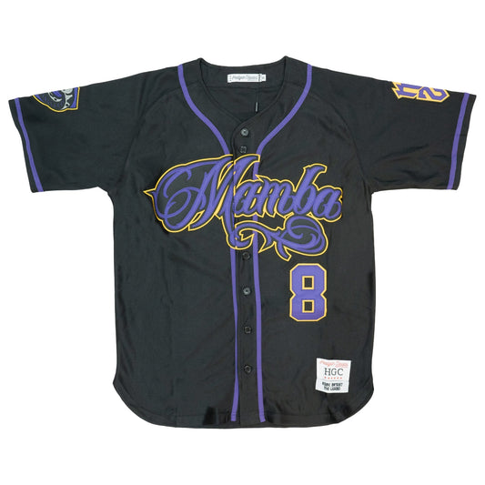 MAMBA KOBE BRYANT BUTTON DOWN JERSEY (BLACK)