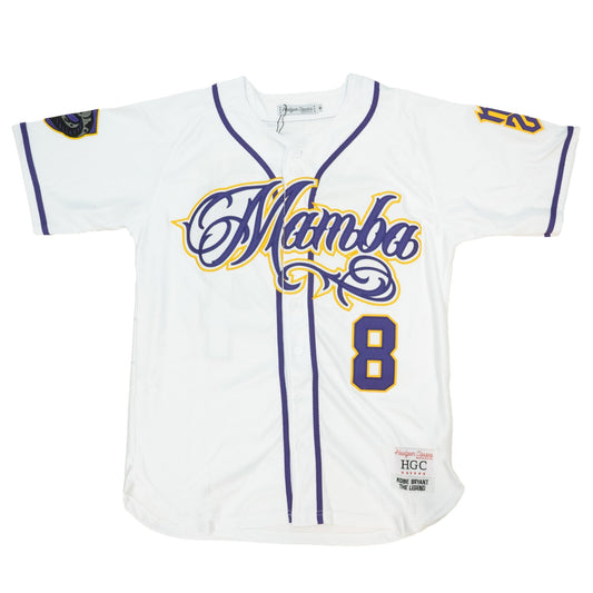 MAMBA KOBE BRYANT BUTTON DOWN JERSEY (WHITE)