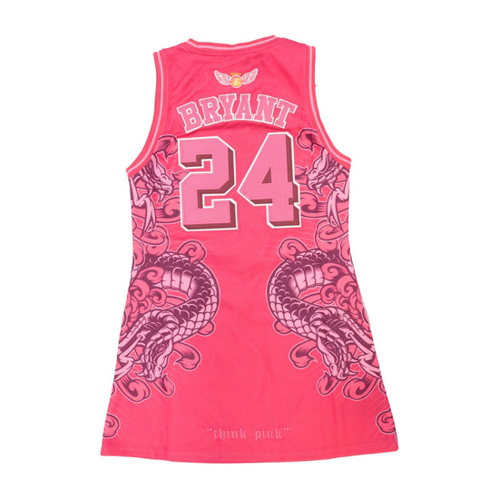 KOBE BRYANT LEGEND THINK PINK JERSEY DRESS (PINK) XS / PINK