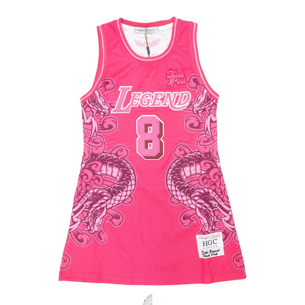 KOBE BRYANT LEGEND THINK PINK JERSEY DRESS (PINK) XS / PINK