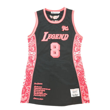 KOBE BRYANT LEGEND THINK PINK JERSEY DRESS (BLACK) XS / Black KOBE BRYANT LEGEND THINK PINK JERSEY DRESS (BLACK) XS / Black