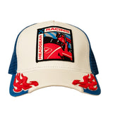 HEADGRAR RACING TRUCKER HAT (WHITE/BLUE)
