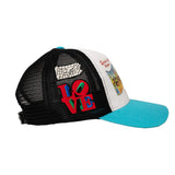 PHILADELPHIA GREETINGS TRUCKER HAT (LIGHT BLUE)