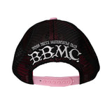 BETTY BOOP FLAME TRUCKER HAT (PURPLE/PINK)