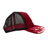 BETTY BOOP FLAME TRUCKER HAT (PURPLE/PINK)
