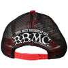 BETTY BOOP FLAME TRUCKER HAT (WHITE/RED)