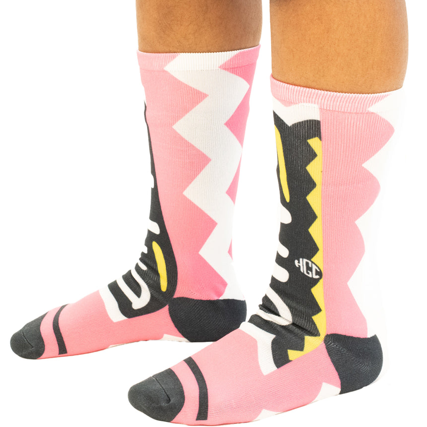 DAMN GINA SOCKS (PINK)