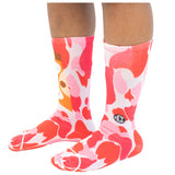 UNIVERSITY GRADUATION SOCKS (PINK CAMO)