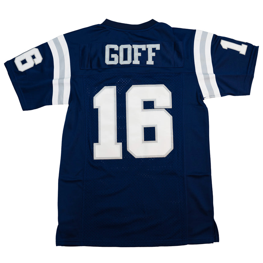 JARED GOFF MARIN CATHOLIC HIGH SCHOOL FOOTBALL JERSEY (NAVY)