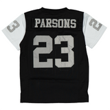 YOUTH MICAH PARSONS HARRISBURG HIGH SCHOOL FOOTBALL JERSEY (BLACK)