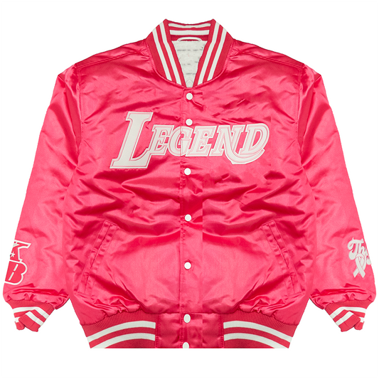 MAMBA THINK PINK SATIN JACKET (PINK)